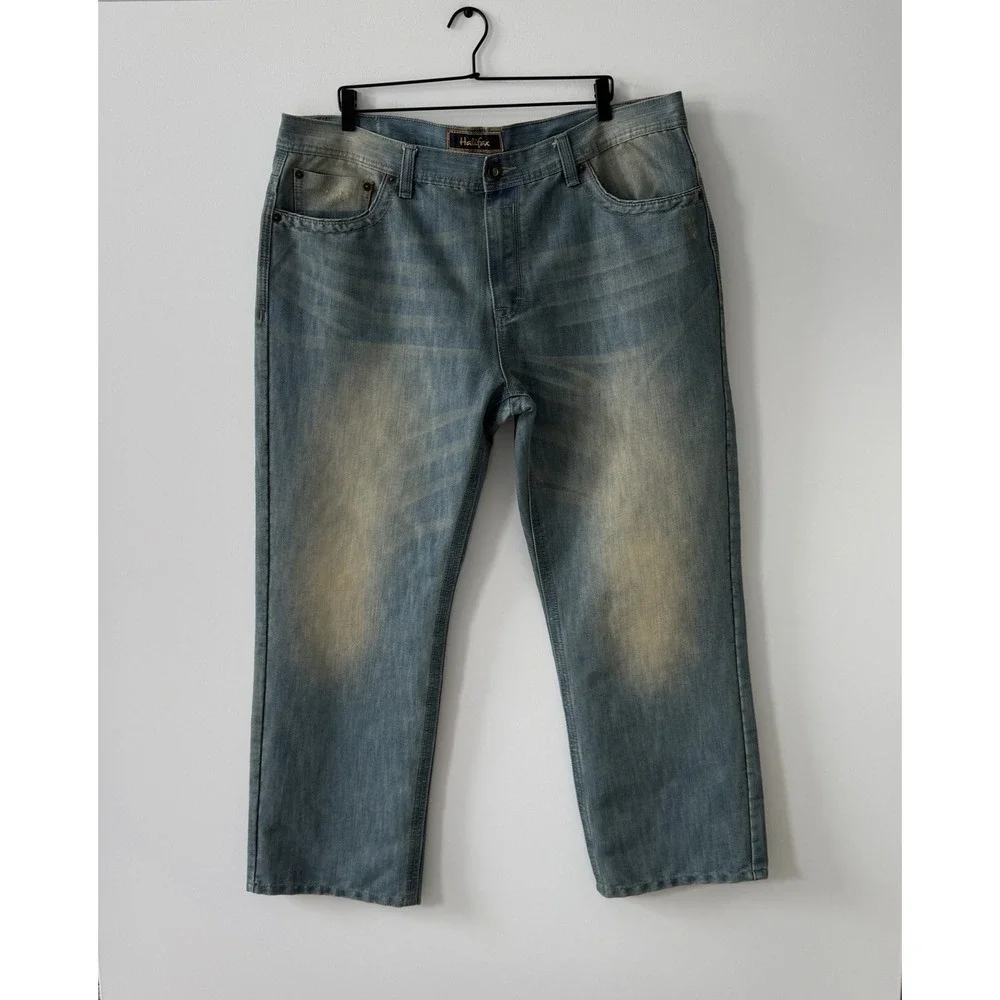 Halifax Jeans Mens 44x32 Vintage Y2K Faded Baggy Hip Hop